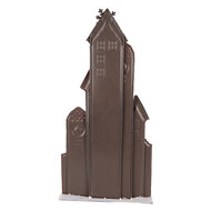 Clayre & Eef | Decoratie van huisjes Rood Wit 28x8x56 cm | 5Y1379