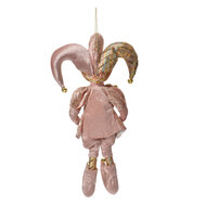 Clayre & Eef | Decoratie hanger elf Roze Goudkleurig 20x8x37 cm | 66219