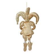 Clayre & Eef | Decoratie hanger elf Beige Goudkleurig 14x10x38 cm | 66220