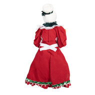 Clayre & Eef | Kerstdecoratie Kerstvrouw Rood Wit 18x18x46 cm | 66226