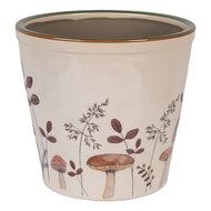 Clayre & Eef | Bloempot Binnen Beige Bruin ø 21x20 cm | 6CELFJ0001XL
