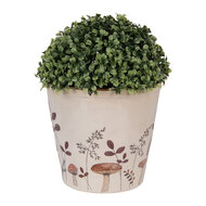 Clayre & Eef | Bloempot Binnen Beige Bruin ø 21x20 cm | 6CELFJ0001XL