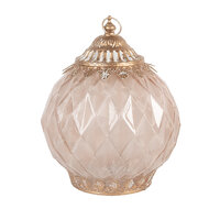 Clayre & Eef | Decoratie met LED Roze ø 15x19 cm / 2xAAA | 6GL5230
