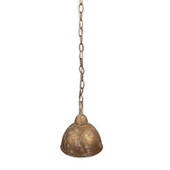 Clayre & Eef | Hanglamp Goudkleurig ø 20x22 cm E14/max 1x25W | 6LMP801