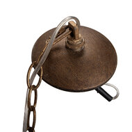 Clayre & Eef | Hanglamp Goudkleurig ø 20x22 cm E14/max 1x25W | 6LMP801