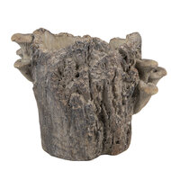 Clayre & Eef | Bloempot Binnen Bruin Beige 24x18x18 cm | 6TE0577M
