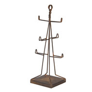 Clayre & Eef | Mokkenrek Bruin 16x16x38 cm | 6Y5847