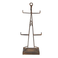 Clayre & Eef | Mokkenrek Bruin 16x16x38 cm | 6Y5847