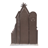 Clayre & Eef | Decoratie van huisjes Wit Rood 30x8x46 cm | 6Y5863