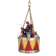 Clayre & Eef | Decoratie Trommel Geel Rood ø 12x16/27 cm | 6Y5865Y