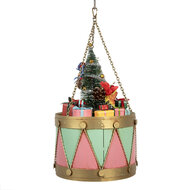 Clayre & Eef | Decoratie Trommel Roze Groen ø 21x34/43 cm | 6Y5867P
