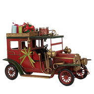 Clayre & Eef | Decoratie Model Auto Rood Groen 42x18x28 cm | 6Y5875