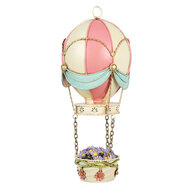 Clayre & Eef | Decoratie luchtballon Roze Beige ø 14x29 cm | 6Y5878