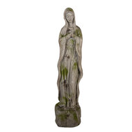 Clayre & Eef | Decoratie Beeld Maria Beige 15x15x67 cm | 5PR0182