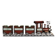 Clayre & Eef | Decoratie Trein Rood Groen 95x19x28 cm | 5Y1298