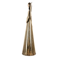 Clayre & Eef | Decoratie Engel Goudkleurig 29x18x68 cm | 5Y1372
