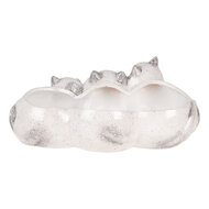 Clayre & Eef | Bloempot Katten Grijs 27x16x10 cm | 6CE2132