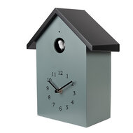 Clayre & Eef | Wandklok Groen Zwart 20x10x26 cm / 3xAA | 6KL0838GR