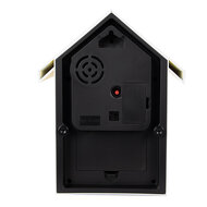Clayre &amp; Eef   | Wandklok Wit Geel 20x10x26 cm / 3xAA | 6KL0839