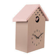 Clayre & Eef | Wandklok Roze 20x10x26 cm / 3xAA | 6KL0840