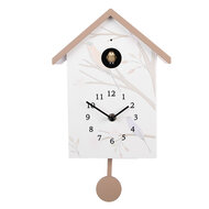 Clayre & Eef | Wandklok Wit Beige 20x10x26 cm / 3xAA | 6KL0841