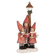 Clayre & Eef | Kerstkoor Rood 11x8x21 cm | 6PR5374