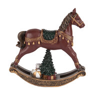 Clayre & Eef | Decoratie Hobbelpaard Bruin 18x5x19 cm | 6PR5407