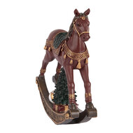 Clayre & Eef | Decoratie Hobbelpaard Bruin 18x5x19 cm | 6PR5407