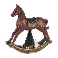 Clayre & Eef | Decoratie Hobbelpaard Bruin 18x5x19 cm | 6PR5407