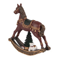 Clayre & Eef | Decoratie Hobbelpaard Bruin 18x5x19 cm | 6PR5407