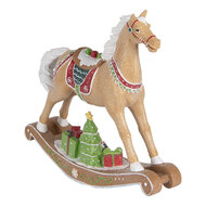 Clayre & Eef | Decoratie Hobbelpaard Bruin 26x7x24 cm | 6PR5415