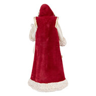 Clayre & Eef | Kerstdecoratie Kerstman Beige Rood 15x14x29 cm | 6PR5536