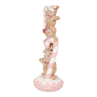 Clayre & Eef | Decoratie peperkoekpoppen Bruin Roze 10x10x27 cm | 6PR5682