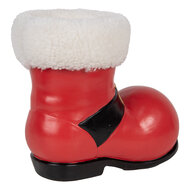 Clayre & Eef | Decoratie Laars Rood Wit 25x15x22 cm | 6PR5683
