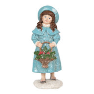 Clayre & Eef | Decoratie Kind Groen 8x9x19 cm | 6PR5686