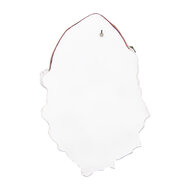 Clayre & Eef | Wanddecoratie Kerstman Wit Rood 32x9x45 cm | 6PR5690