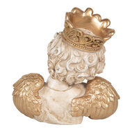 Clayre & Eef | Decoratie Engel Beige Goudkleurig 21x12x22 cm | 6PR5698