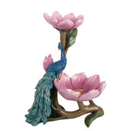 Clayre & Eef | Decoratie schaal Blauw Roze 18x12x24 cm | 6PR5799