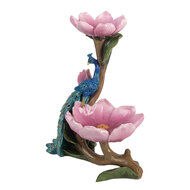 Clayre & Eef | Decoratie schaal Blauw Roze 18x12x24 cm | 6PR5799