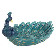 Clayre & Eef | Decoratie schaal Blauw 30x19x16 cm | 6PR5800