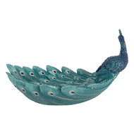 Clayre & Eef | Decoratie schaal Blauw 30x19x16 cm | 6PR5800