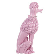 Clayre & Eef | Decoratie Hond (Poedel) Roze 13x17x33 cm | 6PR5803