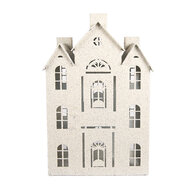 Clayre & Eef | Decoratie Huis Beige 26x16x40 cm | 6Y5930