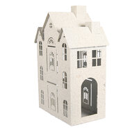 Clayre & Eef | Decoratie Huis Beige 26x16x40 cm | 6Y5930