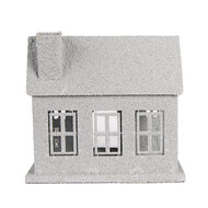 Clayre & Eef | Decoratie Huis Grijs 26x17x24 cm | 6Y5932