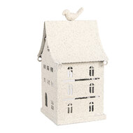 Clayre & Eef | Decoratie Huis Beige 14x15x28 cm | 6Y5934