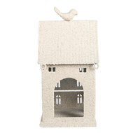 Clayre & Eef | Decoratie Huis Beige 14x15x28 cm | 6Y5934