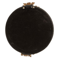 Clayre &amp; Eef   | Wandspiegel Zwart Goudkleurig 17x2x20 cm | 62S340M