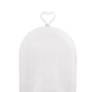 Clayre & Eef | Stolp Transparant ø 17x27 cm | 6GL5361