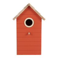 Clayre & Eef | Vogelhuis Rood Bruin 15x10x22 cm | 6H2442